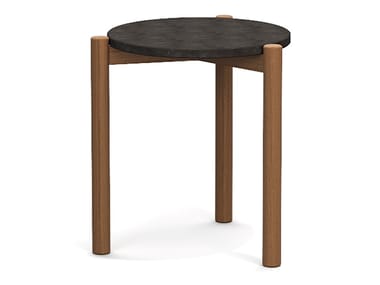 LODGE - Teak high side table by Atmosphera