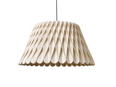 LOLA - Handmade wood veneer pendant lamp by LZF