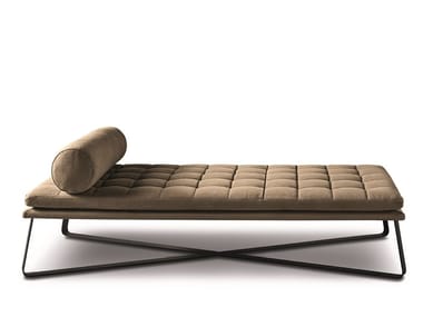 LOLYTA - Tufted upholstered fabric day bed by Meridiani