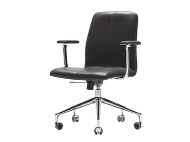 LOTUS COMFORT - Swivel office chair with castors by Cappellini