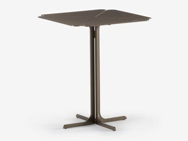 LUCKY - Square painted metal table by Flou