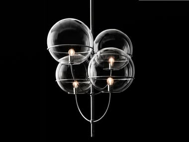 LYNDON - 450 - Glass pendant lamp by Oluce