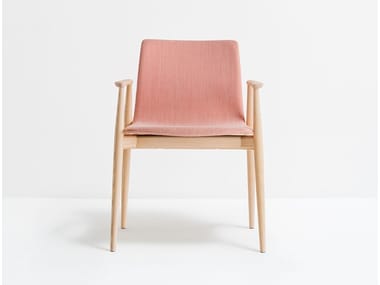 MALM? 396 - Wooden chair with armrests by Pedrali