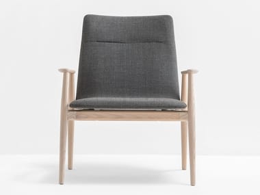 MALM? 298 - Upholstered easy chair with armrests by Pedrali