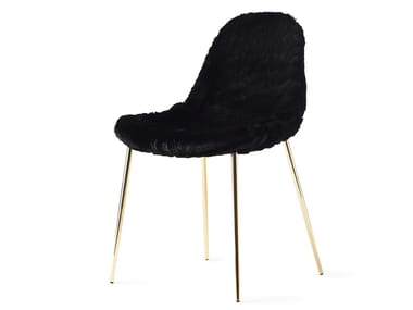 MAMMAMIA FUR - Upholstered fake fur chair by Opinion Ciatti