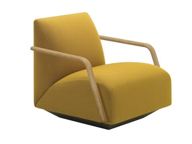 MANFRED SF2095 - Upholstered armchair with armrests by Andreu World