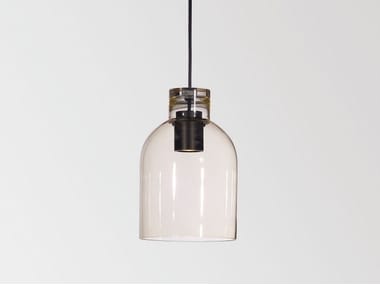 MANTELLO GLASS LED - LED blown glass pendant lamp by Delta Light