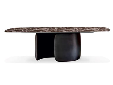 MELLOW - Barrel-shaped dining table by Bonaldo