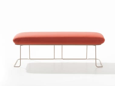 MERANO - Upholstered fabric bench by B-LINE