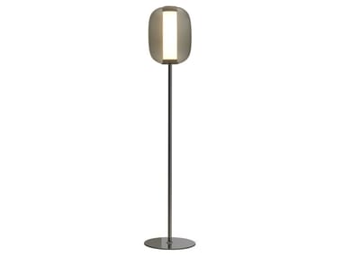 MERIDIANO - LED glass and metal floor lamp by FontanaArte