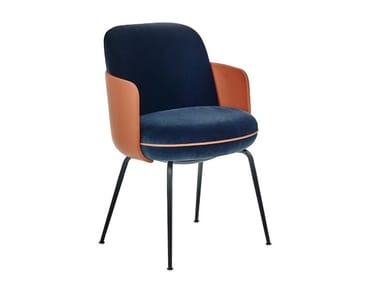 MERWYN - Chair with armrests by Wittmann