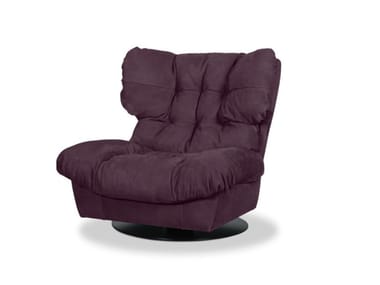 MILANO - Swivel armchair by BAXTER