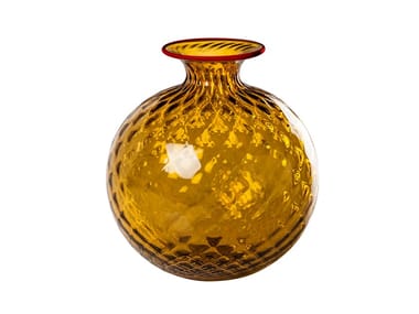 MOFIORE BALLOTON - Handmade blown glass vase by Venini