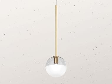 MOLECOLA 275.05 - Brass pendant lamp by Il Fanale