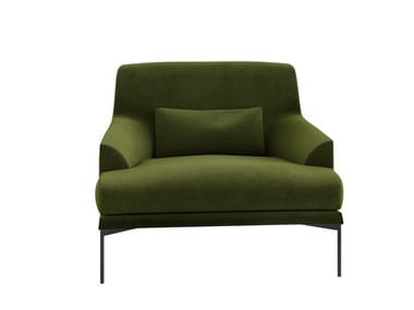 MONTEVIDEO - Fabric armchair with armrests by Tacchini