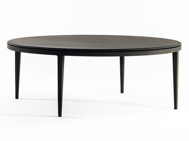 MOON - Round oak dining table by DE PADOVA