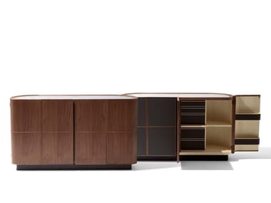 MOORE - Wooden sideboard with doors by Giorgetti