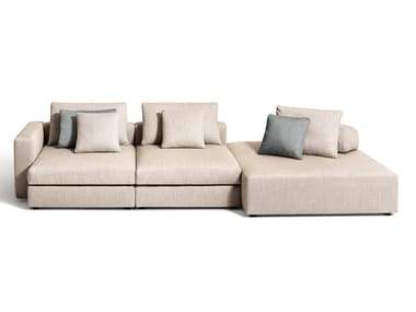 MOSA?QUE - Sectional fabric sofa with removable cover by DE PADOVA