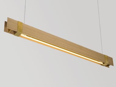 MR BEAM - LED wood and aluminium pendant lamp by Dark