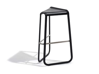 MYG - High sled base stool with footrest by Desalto