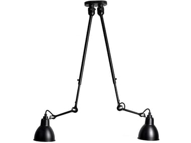 N¡Æ302 DOUBLE - Adjustable steel ceiling lamp by DCW Editions