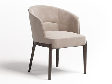 N°5 - Velvet chair with armrests by Paolo Castelli