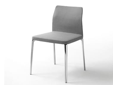 NARA - Upholstered fabric chair with removable cover by Desalto