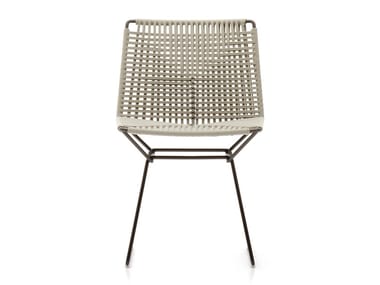 NEIL TWIST - Sled base rope garden chair by MDF Italia