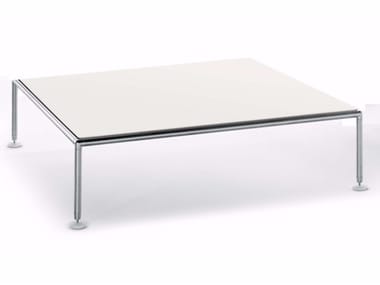 NEST - Rectangular powder coated aluminium garden side table by Coro