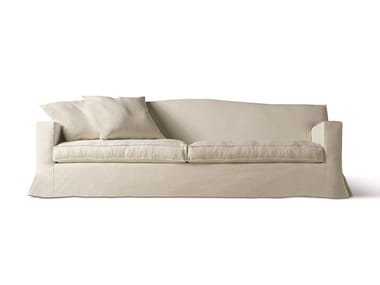 NEUMAN - Fabric sofa with removable cover by Meridiani