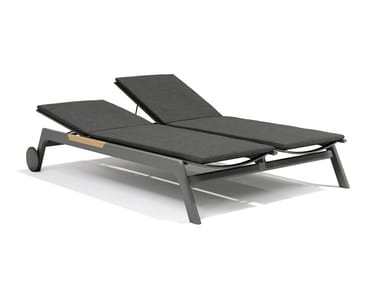 NEVADA - Double textilene and aluminium sun lounger by Atmosphera