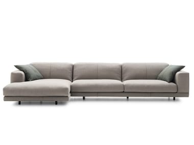 NEVYLL HIGH - 3 seater fabric sofa with chaise longue by Ditre Italia