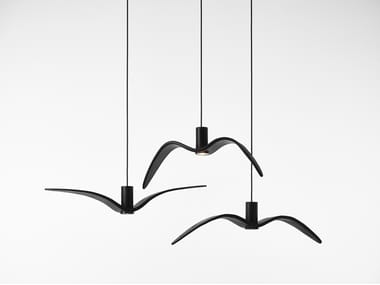 NIGHT BIRDS EXTERIOR - LED glass outdoor pendant lamp by Brokis