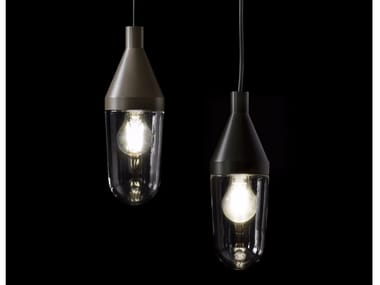 NIWA - 1180 - Glass and aluminium pendant lamp by Oluce