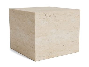 CUBISM - Square travertine coffee table by NORR11