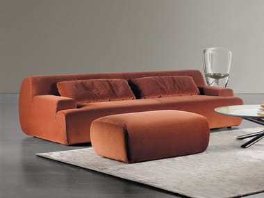 NORTON - Fabric sofa with removable cover by Meridiani