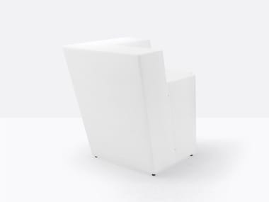 OBLIQUE OBA - Polyethylene bar counter by Pedrali