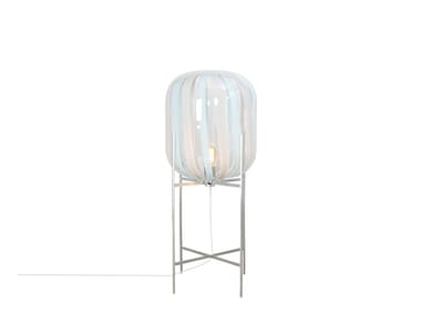 ODA STRIPES IN BETWEEN - Blown glass floor lamp by Pulpo