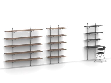 OFFICINA - Open floating bookcase by Magis