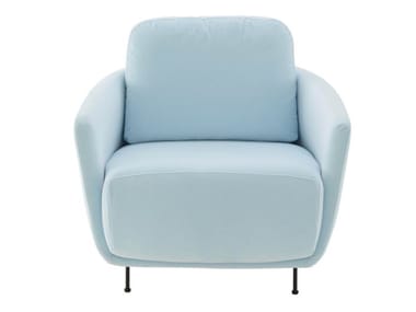 OKURA - Fabric armchair with armrests by Ligne Roset