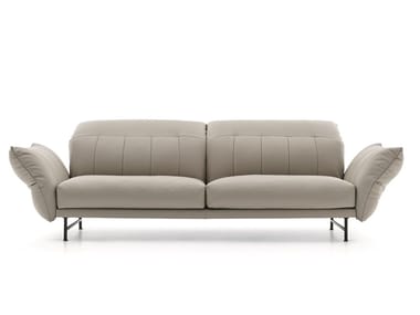 ON LINE - 3 seater leather sofa by Ditre Italia