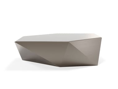 ORIGAMI 40 - Wood and glass coffee table for living room by Reflex