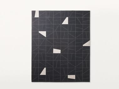 ORIGAMI - Felt rug with geometric shapes by Paola Lenti