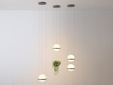 PALMA - LED blown glass pendant lamp by Vibia