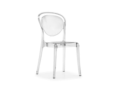 PARISIENNE - Stackable polycarbonate chair by Calligaris