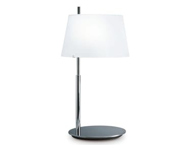 PASSION - Blown glass and metal table lamp by FontanaArte