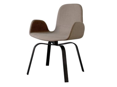 PEC - Swivel upholstered fabric chair by more