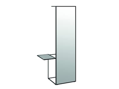 WAKU - Freestanding mirror with shelf by Cappellini