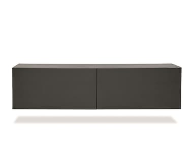 PEOPLE - Wooden sideboard with coplanar doors by Pianca