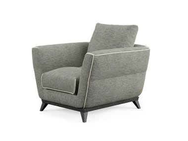 PERFECT DREAM - Upholstered fabric armchair with armrests by Liu Jo Living Collection